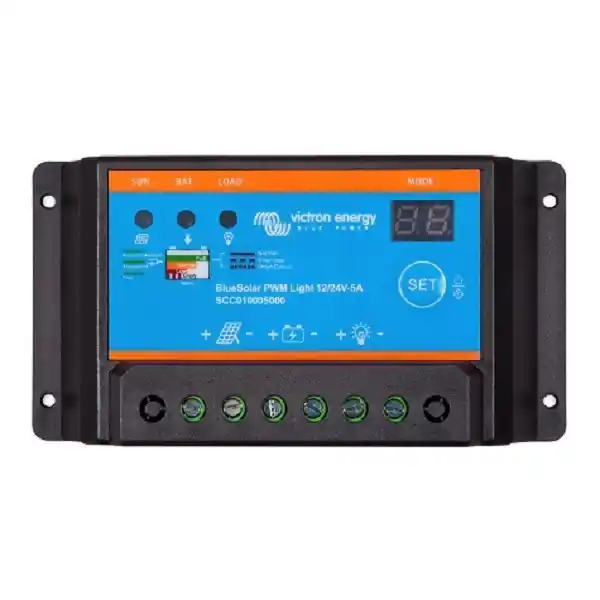 Promoción Regulador de carga Bluesolar con PWM Light 12/24V-30A