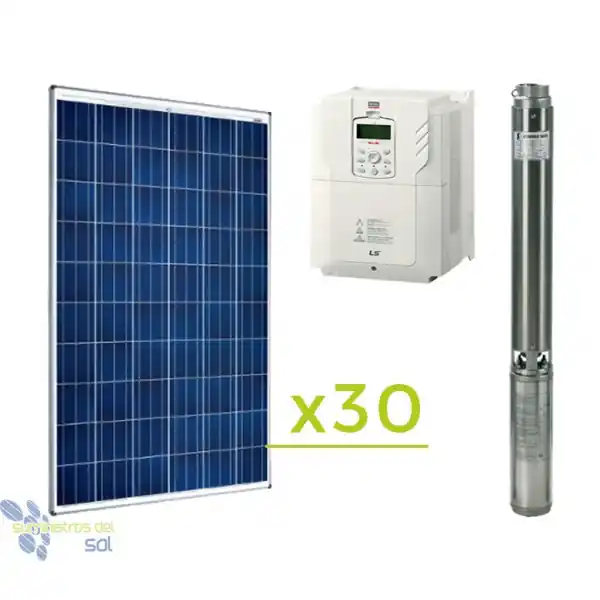 Imprescindible (Must-Have) Kit Bombeo Solar de 5CV para 80.000litros/día y altura máx. 80m
