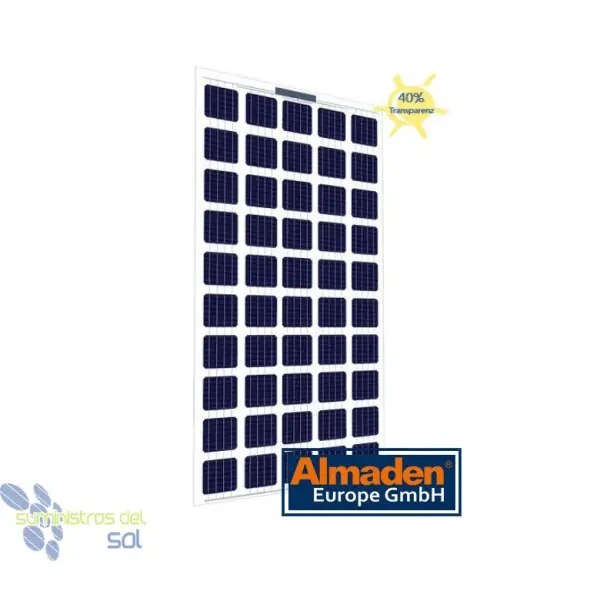 Últimas Unidades Panel Solar semitransparente Almaden M50 230W Monocristalino