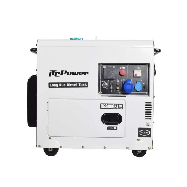 ITCPower DG8000SE-LRS - Generador Diesel monofásico 6kW | Especial fotovoltaica Oferta De Temporada