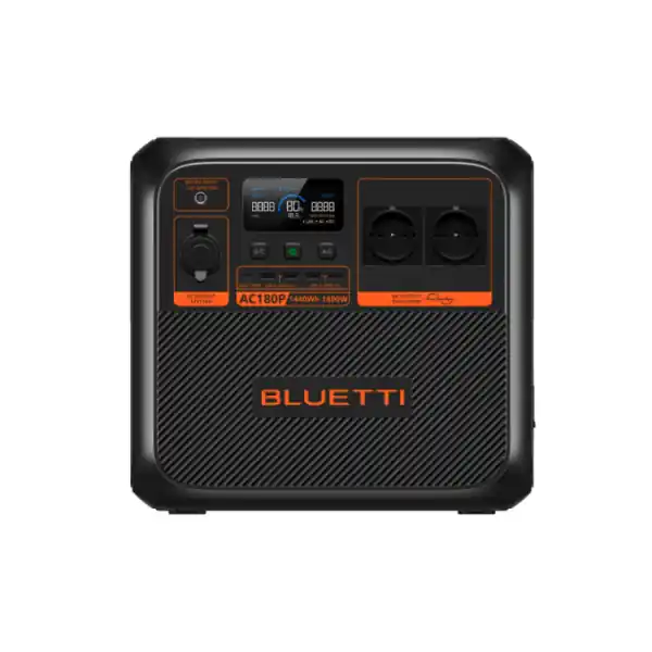 Última Versión BLUETTI AC180P Estación de energía portátil de 1.800W - 1.440Wh