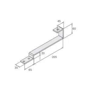 Soporte de captadores Domusa para teja plana Disponible Ahora