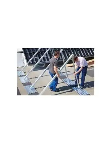 Estructura de soporte pro para instalación de captador solar auroTHERM VFK 145 H sobre cubierta plana Promoción