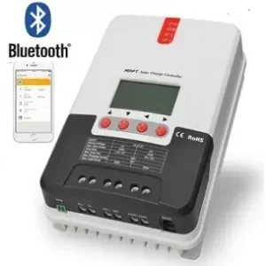 Entrega Rápida Regulador Mppt Cynetic 12/24/48v 60A 150v Bluetooth