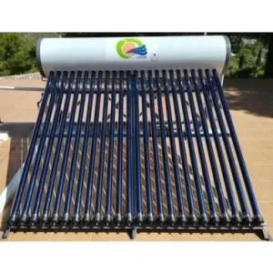 Pago Seguro Termosifón 300 litros/día con serpentín y 24 tubos de vacío 2M-Termosol Ultra