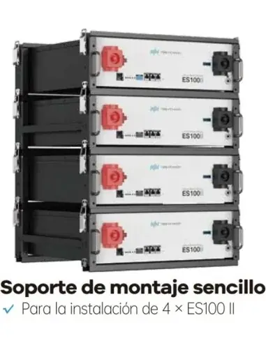 Imprescindible (Must-Have) Brackets para una batería de litio de 48V y 5,04kWh TBB ES100 II (de venta exclusiva con baterías TBB)
