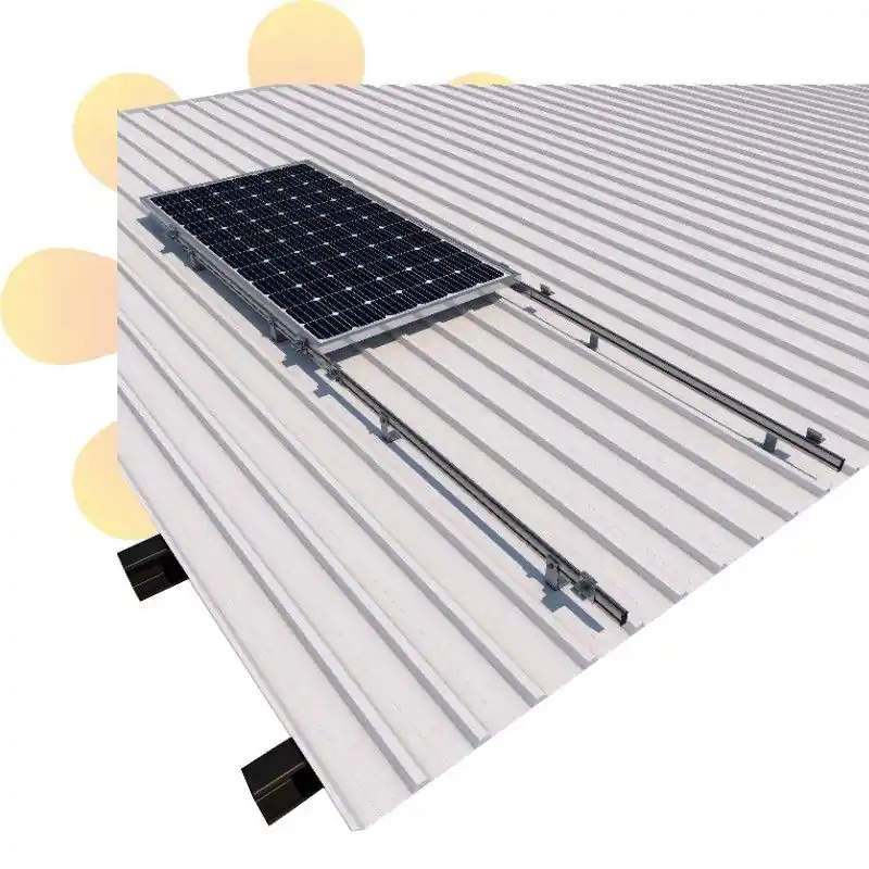 Bestseller Kit 1 Soporte coplanar fijación a correas para cubierta metálica Sunfer 03H1