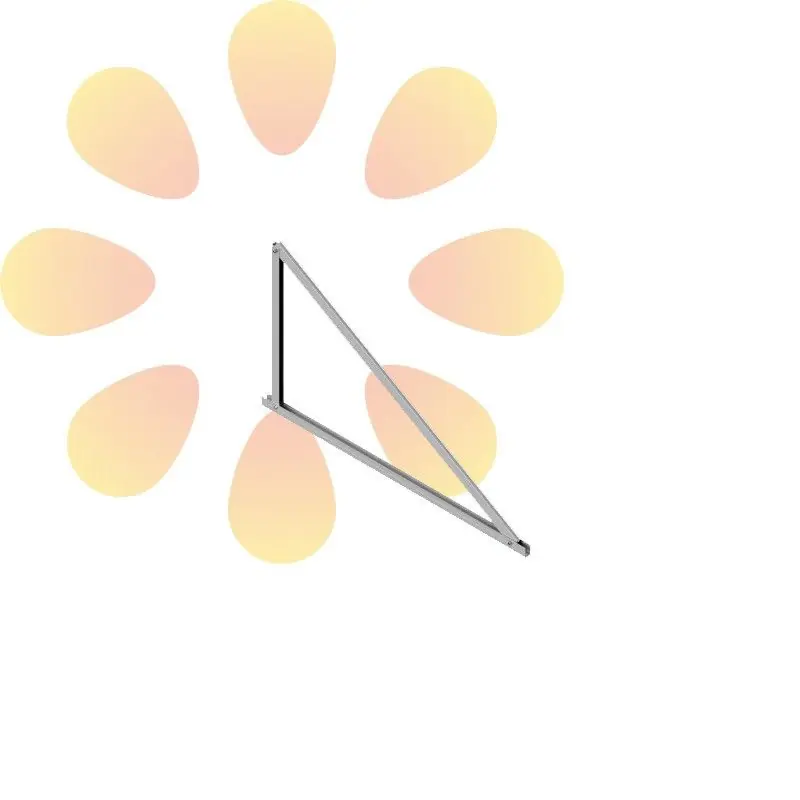 A Buen Precio Triángulo para soporte cerrado 11H para módulos hasta 1150mm