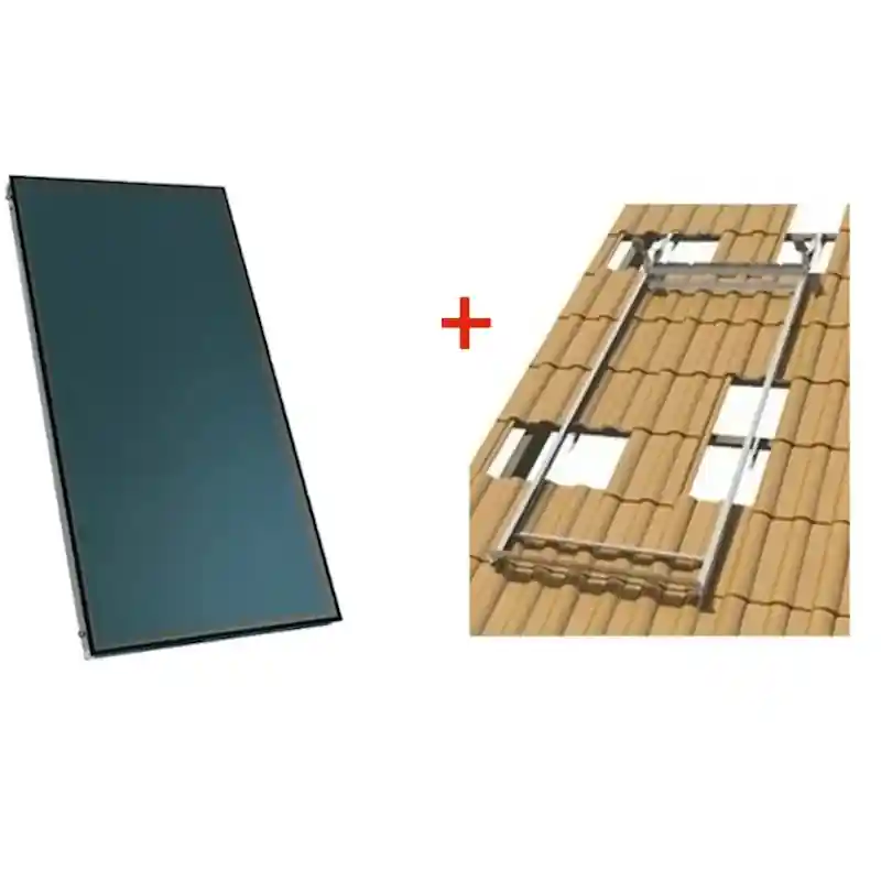 Entrega Rápida Placa solar térmica TRADESOL 2.60 S con Soporte de tejado