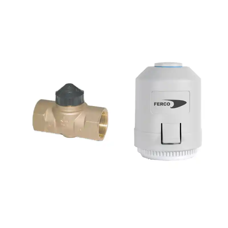 Válvula 2 vías SIEMENS + Actuador FERCO FCAE1 Precio De Oferta