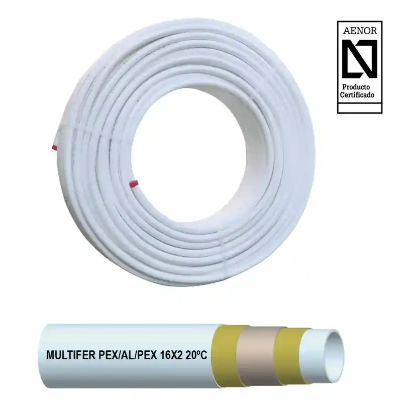 Tubería Multicapa MULTIFER PEX/AL/PEX 32x 3 (Rollo 50 mtrs.) Envío Exprés