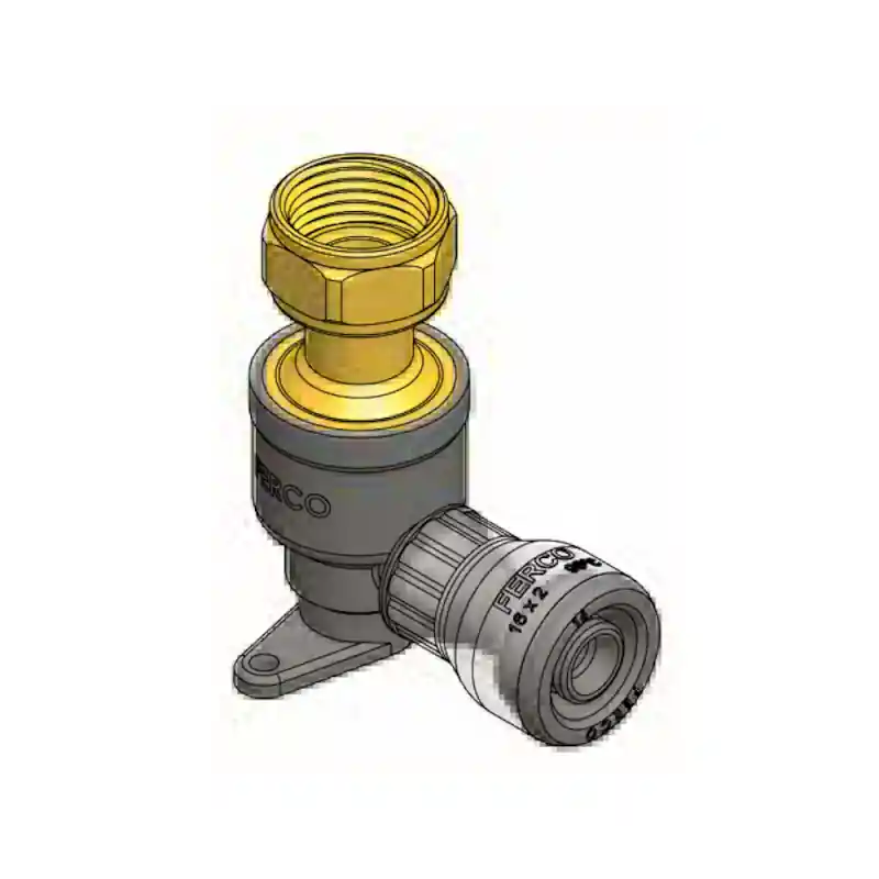 Codo Base Móvil Push Fit FERCO 20 - ¾" Precio Bajo