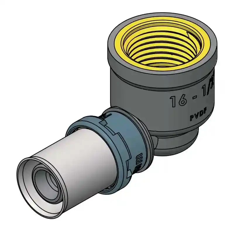 Codo Hembra Press Fitting FERCO 20 - ½" Última Oportunidad