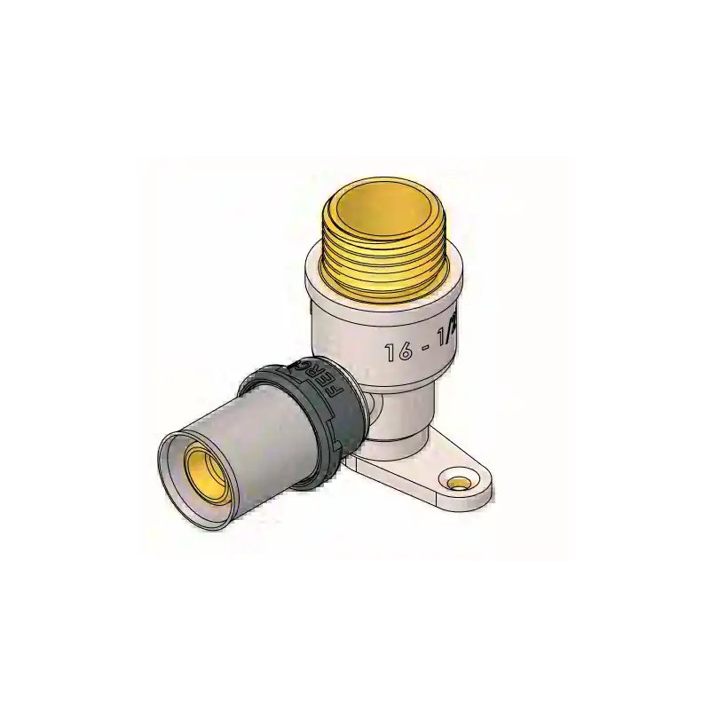 Alta Calidad Codo Base Macho Press Fitting FERCO 25 - ¾"