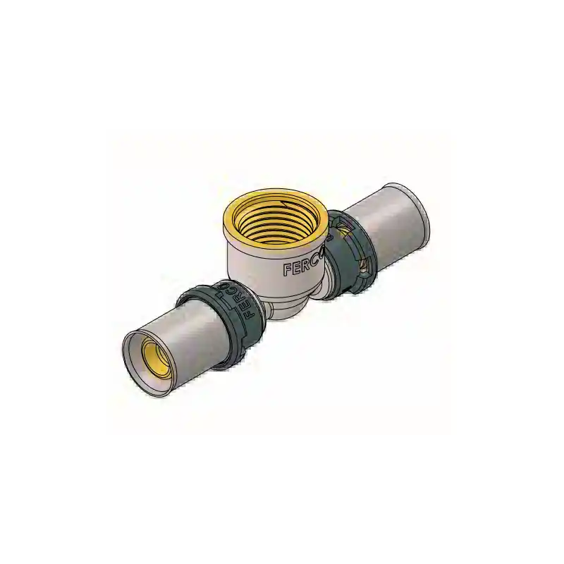 Alta Calidad Te Hembra Press Fitting FERCO 16 - ½"