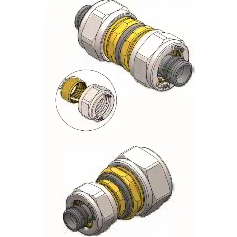 Última Versión Manguito Unión Compresión FERCO Ø 32