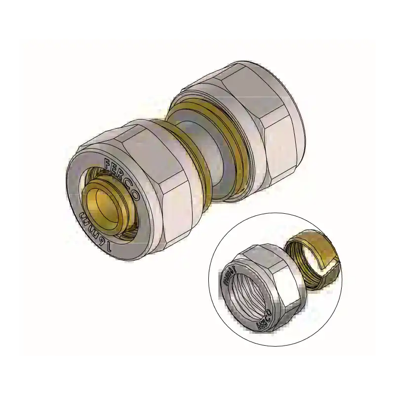 Barato Manguito Unión Reducido Compresión FERCO Ø 16 - 25