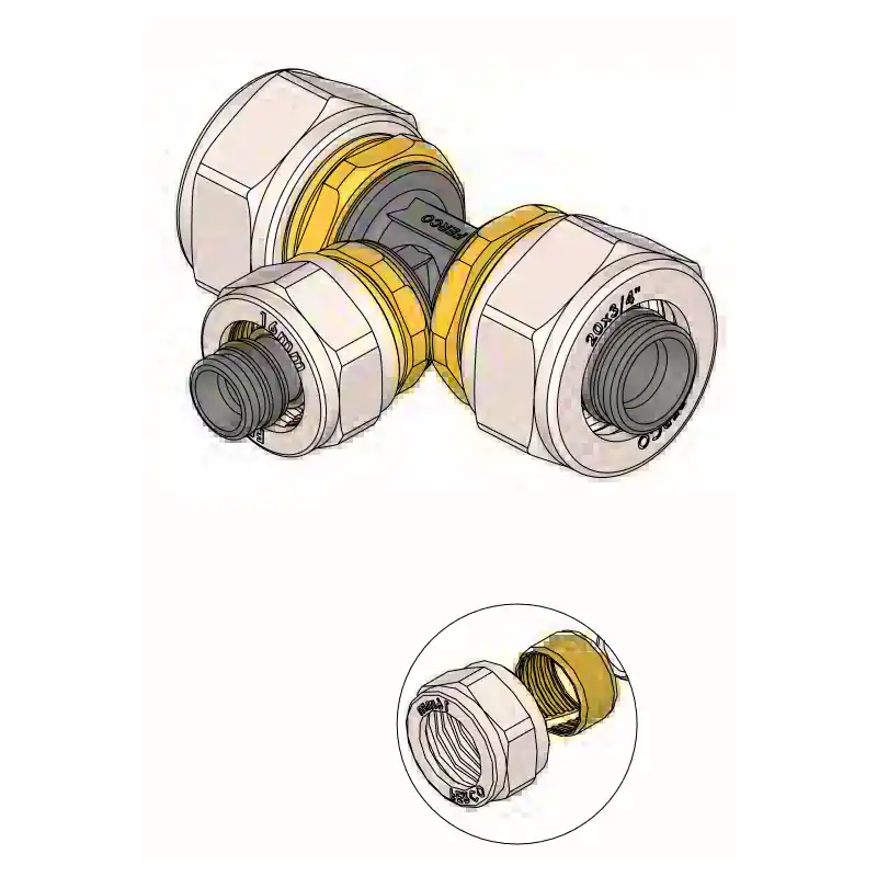 A Buen Precio Te Reducida Compresión FERCO Ø 20 - 16 - 16