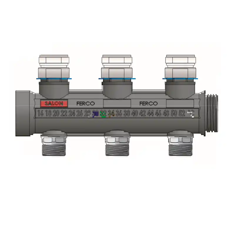 Últimas Unidades Colector Plástico con Válvula + Equilibrado 2 vías FERCO 2 x 24-19