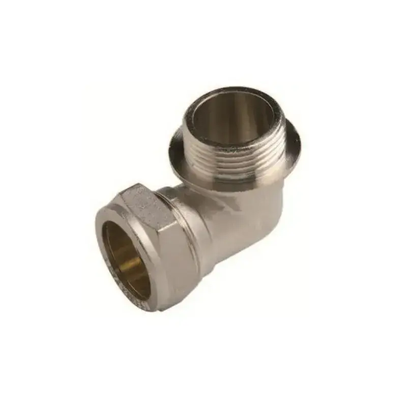 Codo Compresión Macho Ala Plana - Rectificada para Tuberia Inox 18mm x ½” M FERCO Promoción