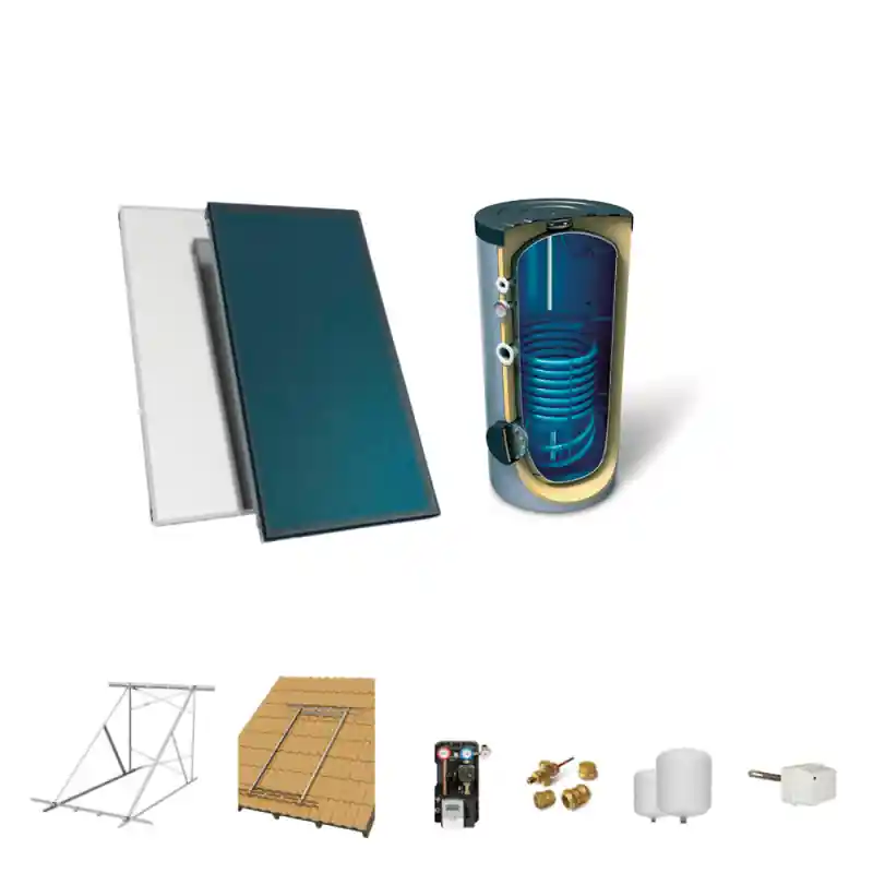 Kit Forzado Solar Térmico TRADESOL CF200-2,60 Solo Por Tiempo Limitado