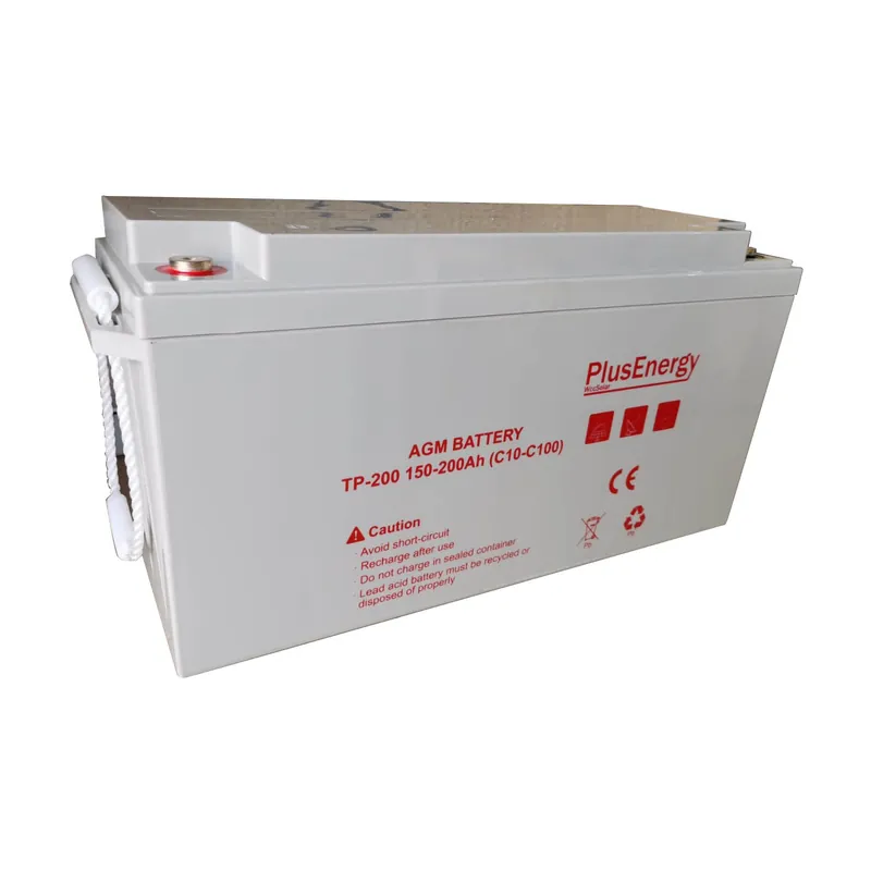 Batería solar AGM 200Ah / 12 v PlusEnergy TP12-200 Novedad