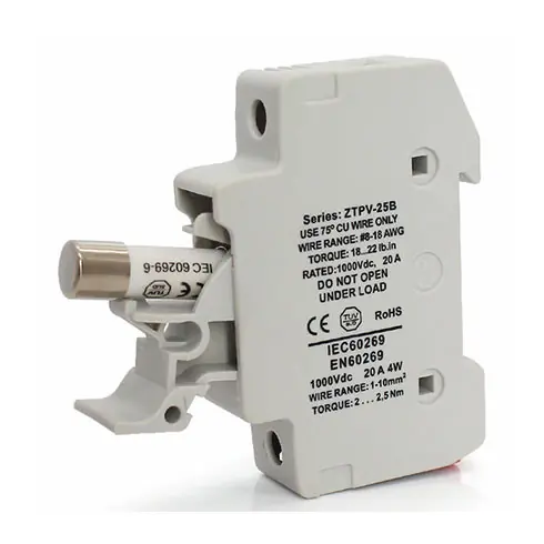 Precio De Fábrica Portafusible para fusible de 1000v 10×38