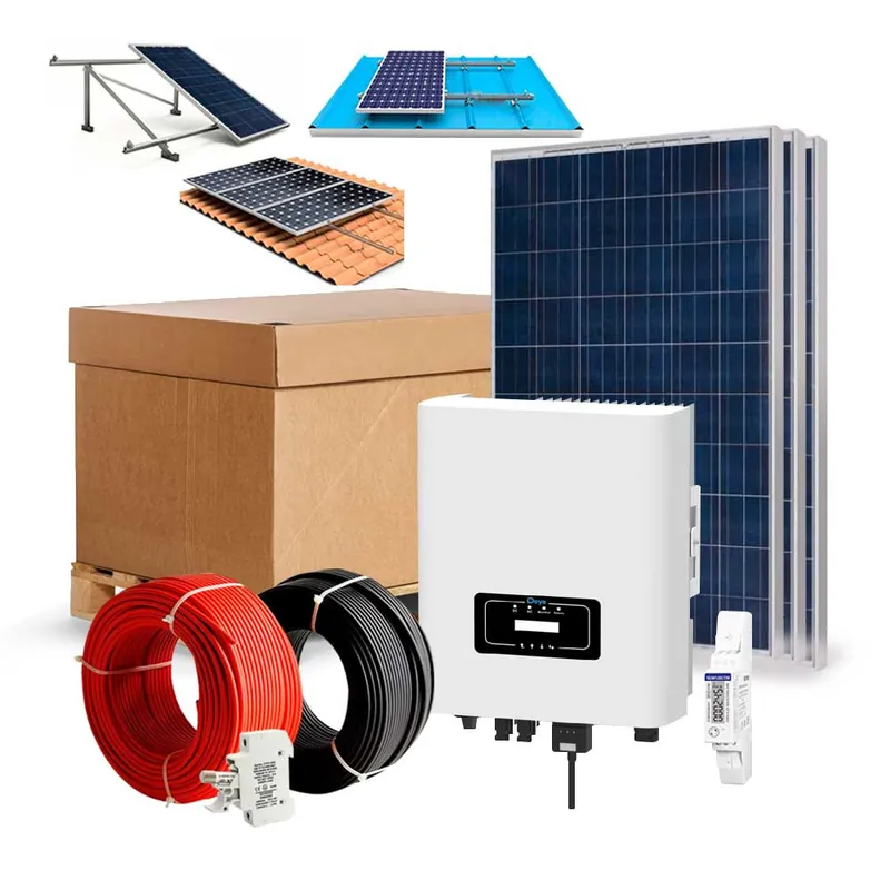 Oferta Flash Kit solar 6000wh Autoconsumo Inyección a RED