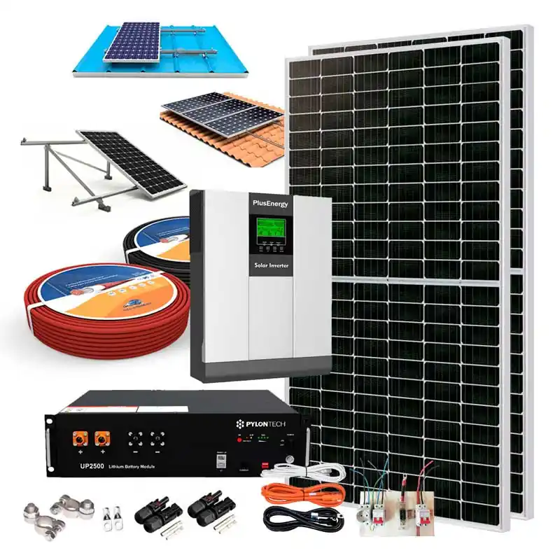 Envío Exprés Kit Solar 24V 800W – Inversor Híbrido con Batería de Litio