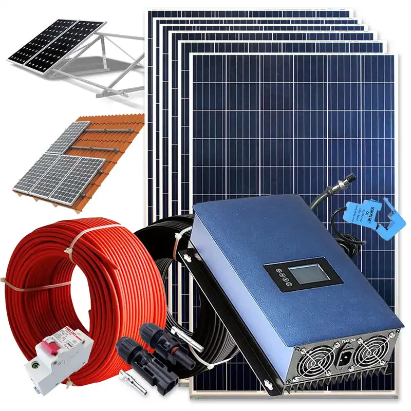Kit solar 1500wh Autoconsumo Inyección a RED Solo Por Tiempo Limitado