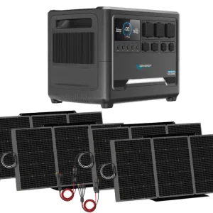 A Buen Precio Pack Estación de Energía Genergy GZE-3040 4000W y 4 Placa Solar Plegable 300Wp