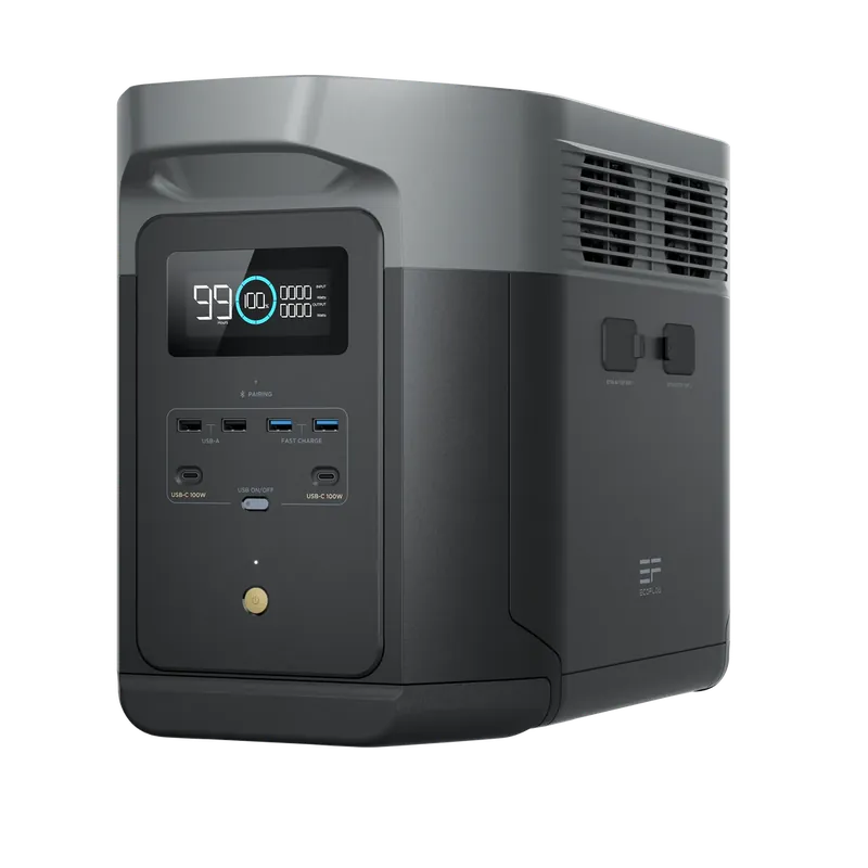 Disponible Ahora Estación de Energía Portátil EcoFlow DELTA 2 Max 2400W 2048 Wh