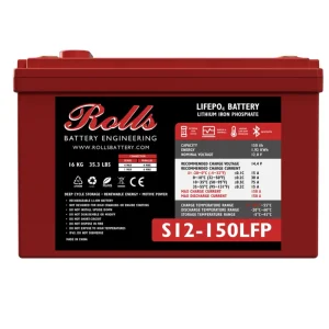 Batería de Litio Rolls S12-150LFP 12V 150Ah 1.92 kWh Comprar En Línea