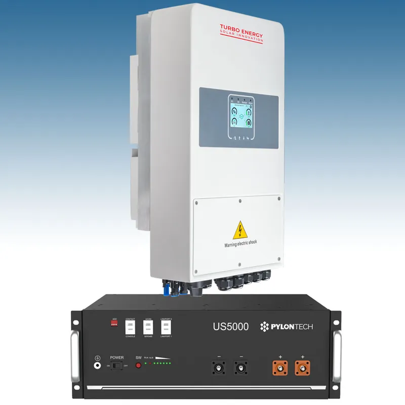 Pack Batería de Litio Pylontech US5000C 4.8 kWh 48V + Inversor Híbrido Turbo Energy Series Smart 5000W Imprescindible (Must-Have)