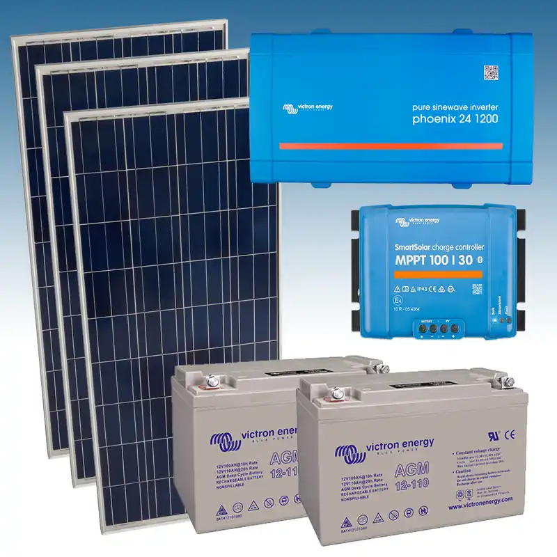Comprar En Línea Kit Solar Fotovoltaico 1500Wh/dia Victron Energy