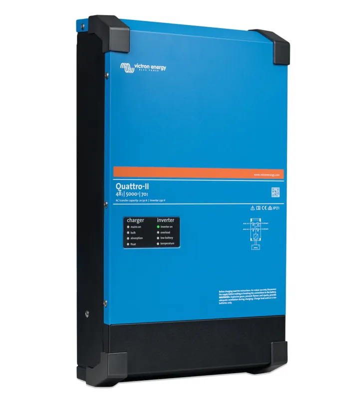 Gran Oferta Inversor Cargador Victron Energy Quattro-II 48/5000/70-50/50 230V