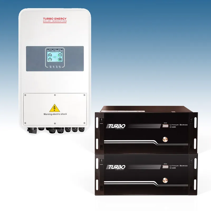 Pack Batería de Litio TE Lithium Series 10,2 kWh + Inversor Híbrido Turbo Energy Series 5000W 48V Directo De Fábrica