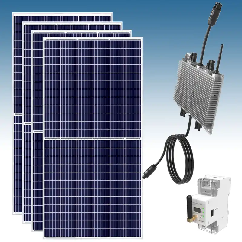 Kit Solar de Autoconsumo 1600Wp con Microinversor Turbo Energy Series WiFi MISW1.6 1600W Barato