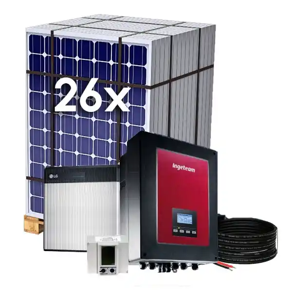 Devolución Gratuita Kit Solar de Autoconsumo Ingecom ISS 1Play 6kW – Batería Litio LG Chem 48V 9.8kWh
