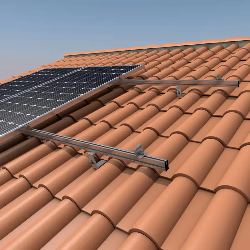 Ordena Ya Estructura Soporte Placas Solares para Cubierta de Teja con Salvatejas 02V