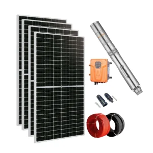 Garantía De Devolución De Dinero Kit solar Bombeo PlusEnergy 4SS9C9 200 AD220 3KW