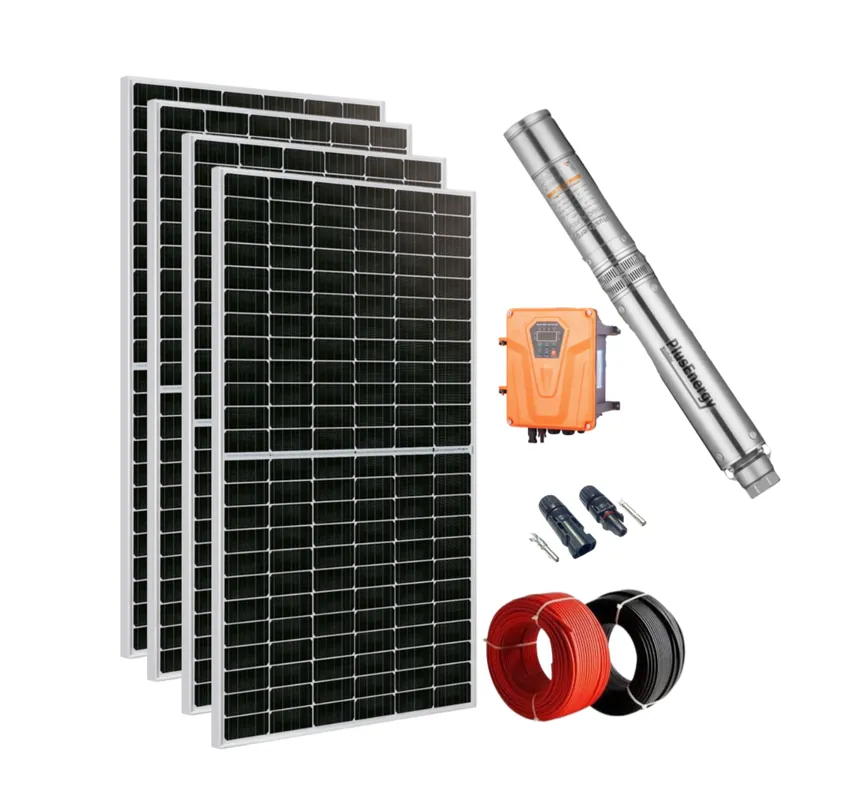 Garantía De Devolución De Dinero Kit solar Bombeo PlusEnergy 4SS9C9 200 AD220 3KW