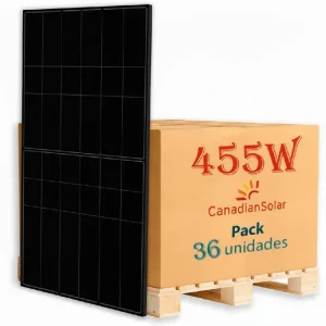 Pallet Canadian 455W TOPHiKu6 Full Black (36PCS) Solo Hoy