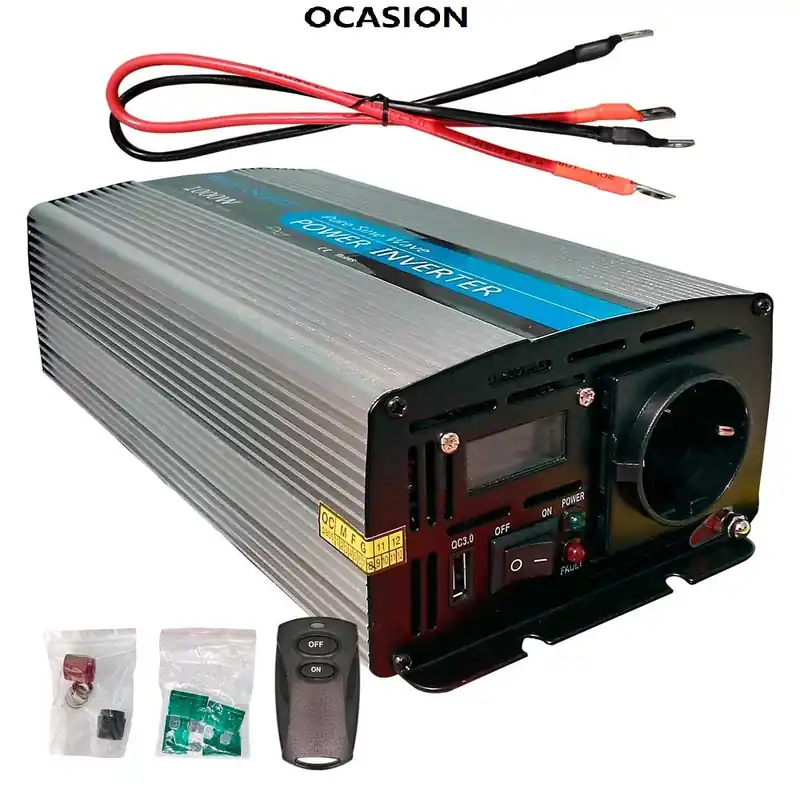 (Reacondicionado) Inversor solar 1000w 12v Precio De Oferta