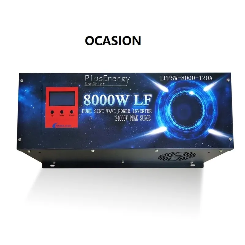 Últimas Unidades (Reacondicionado) Inversor solar 8000w 12v Onda pura / Cargador 120A
