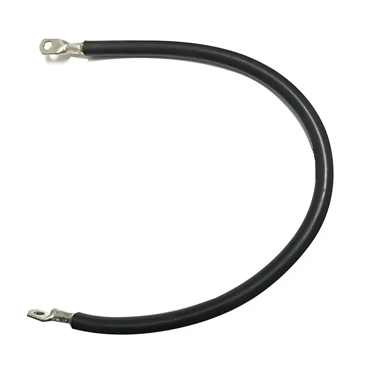 Cable Negro con terminales eléctricos Tubular 35mm² Marca Reconocida