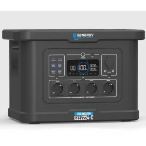 Estación de energía GENERGY GZE2224-C 2232Wh 2400W LiFePO4 Precio Reducido