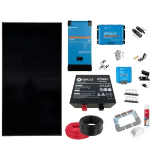 Precio Rebajado Kit solar camper 400W litio 300Ah con inversor Victron 2000VA