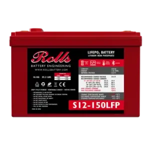 Batería Rolls S12-150LFP 12V 150Ah LiFePo4 A Buen Precio