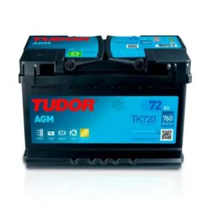 Batería Coche Start Stop 72Ah. AGM TK720 Tudor Bestseller
